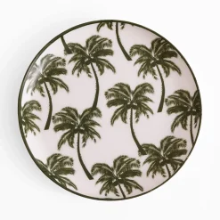 inny Talerz z melaminy palmy 21 cm MIX