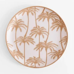 inny Talerz z melaminy palmy 21 cm MIX