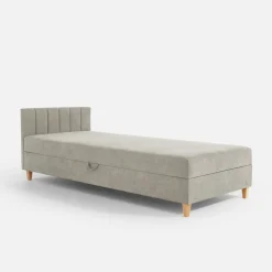 Sofy|Tapczany| Tapczan beżowy z pojemnikiem JAŚ 90x200