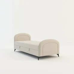 Dzieci inny Tapczan młodzieżowy beżowy PING 90x200 cm