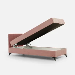 Sofy|Tapczany|Esteti Tapczan młodzieżowy pudrowy róż IBIS II 120x200 cm