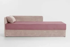 Sofy|Tapczany|Milo Tapczan młodzieżowy różowy OPEN