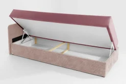 Sofy|Tapczany|Milo Tapczan młodzieżowy różowy OPEN