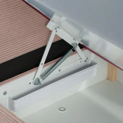 Sofy|Tapczany|Milo Tapczan młodzieżowy różowy OPEN