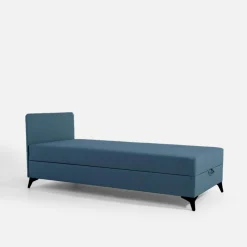 Dzieci inny Tapczan młodzieżowy szaroniebieski SIBI 90x200 cm