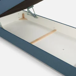 Dzieci inny Tapczan młodzieżowy szaroniebieski SIBI 90x200 cm