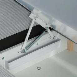 Sofy|Tapczany|Milo Tapczan młodzieżowy szaro-żółty OPEN