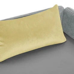 Sofy|Tapczany|Milo Tapczan młodzieżowy szaro-żółty OPEN