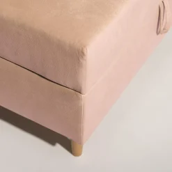 Dzieci Tapczan narożny brzoskwiniowy MARIO 90x200 cm