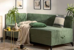 Dzieci Esteti Tapczan narożny jasnozielony IBIS 90x200 cm