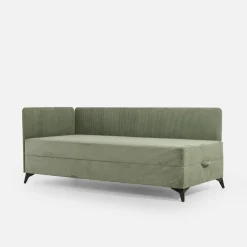 Dzieci Esteti Tapczan narożny jasnozielony IBIS 90x200 cm