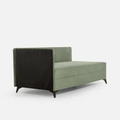 Dzieci Esteti Tapczan narożny jasnozielony IBIS 90x200 cm