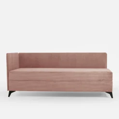 Sofy|Tapczany|Esteti Tapczan narożny pudrowy róż IBIS 90x200 cm