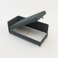 Dzieci Esteti Tapczan narożny szary IBIS 90x200 cm