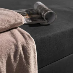 Dzieci Tapczan narożny szary MARIO 90x200 cm