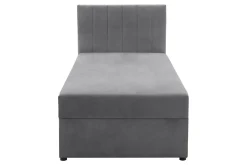 Sofy|Tapczany|Mavik Tapczan szary z pojemnikiem TONY 90x200 cm