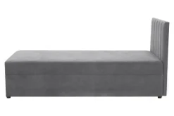 Sofy|Tapczany|Mavik Tapczan szary z pojemnikiem TONY 90x200 cm