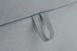 Sofy|Tapczany| Tapczan z pojemnikiem i geometrycznym wezgłowiem NELA 100x200 cm