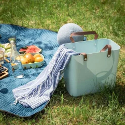 Pudełka I Pojemniki Do Przechowywania|Koszyki Dekoracyjne|ROTHO Torba na zakupy MULTIBAG niebieska 25 l