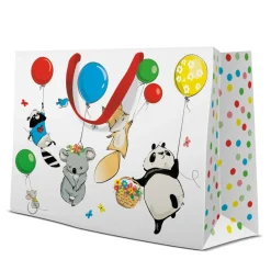 Paw Torba prezentowa ANIMALS PARTY HORIZONTAL 33,5x26,5 cm