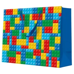 Paw Torba prezentowa COLORFUL BRICKS 33,5x26,5 cm