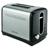 Małe Agd|Tostery|Gorenje Toster CLASSICO czarno-srebrny T1100CLBK