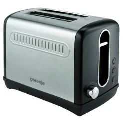 Małe Agd|Tostery|Gorenje Toster CLASSICO czarno-srebrny T1100CLBK