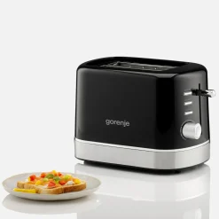 Małe Agd|Tostery|Gorenje Toster czarno-srebrny T800DB