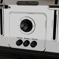 Małe Agd|Tostery|MORPHY RICHARDS Toster na 4 kromki biały VENTURE