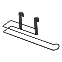 Wieszaki, Półki Tekstylne, Organizery| Uchwyt na ręczniki podwieszany czarny