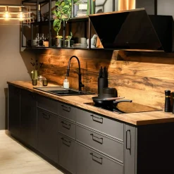 Uchwyt PORTO PLUS czarny LOUNGE 17,4 cm