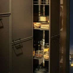 Uchwyt PORTO PLUS czarny LOUNGE 17,4 cm