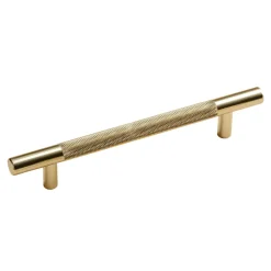 Uchwyty Standardowe| Uchwyt PORTO RYF 18,2 cm złoty szczotkowany