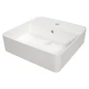 Umywalki I Baterie|Umywalki I Baterie|Deante Umywalka ceramiczna nablatowa biała SQUERE 42 cm