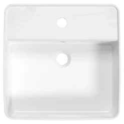 Umywalki I Baterie|Umywalki I Baterie|Deante Umywalka ceramiczna nablatowa biała SQUERE 42 cm