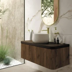 Deante Umywalka ceramiczna nablatowa biała ARNIKA 35,3 cm