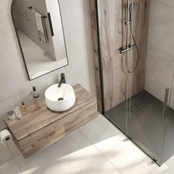 Deante Umywalka ceramiczna nablatowa biała ARNIKA 35,3 cm