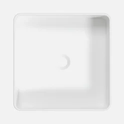 Umywalki I Baterie|Umywalki I Baterie|Deante Umywalka ceramiczna nablatowa biała SQUERE 40,5 cm