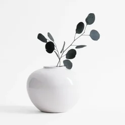 inny Wazon biały okrągły 14 cm