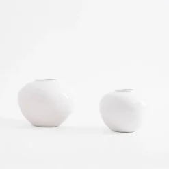 inny Wazon biały okrągły 14 cm