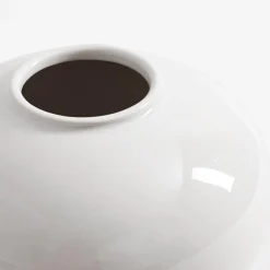 Wazony|inny Wazon biały okrągły 16 cm