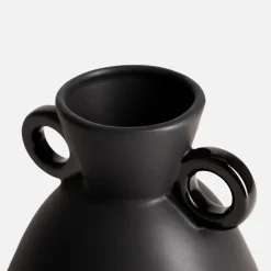 inny Wazon ceramiczny czarny 15 cm