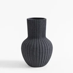 inny Wazon ceramiczny czarny 19,8 cm