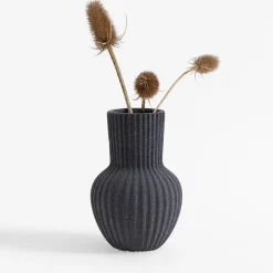 inny Wazon ceramiczny czarny 19,8 cm