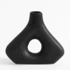 Wazony|inny Wazon geometryczny czarny 20 cm