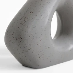 Wazony|inny Wazon geometryczny szary 20 cm