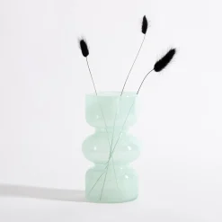 Wazony|inny Wazon geometryczny zielony 18 cm