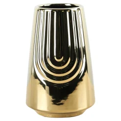 Wazony| Wazon geometryczny złoty 20 cm