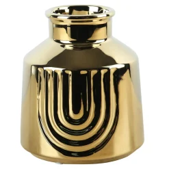 Wazon geometryczny złoty 16 cm