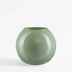 SOLBIKA Wazon jasnozielony KULA 17 cm